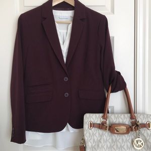 Dark Red Pants Suit - New York & Company